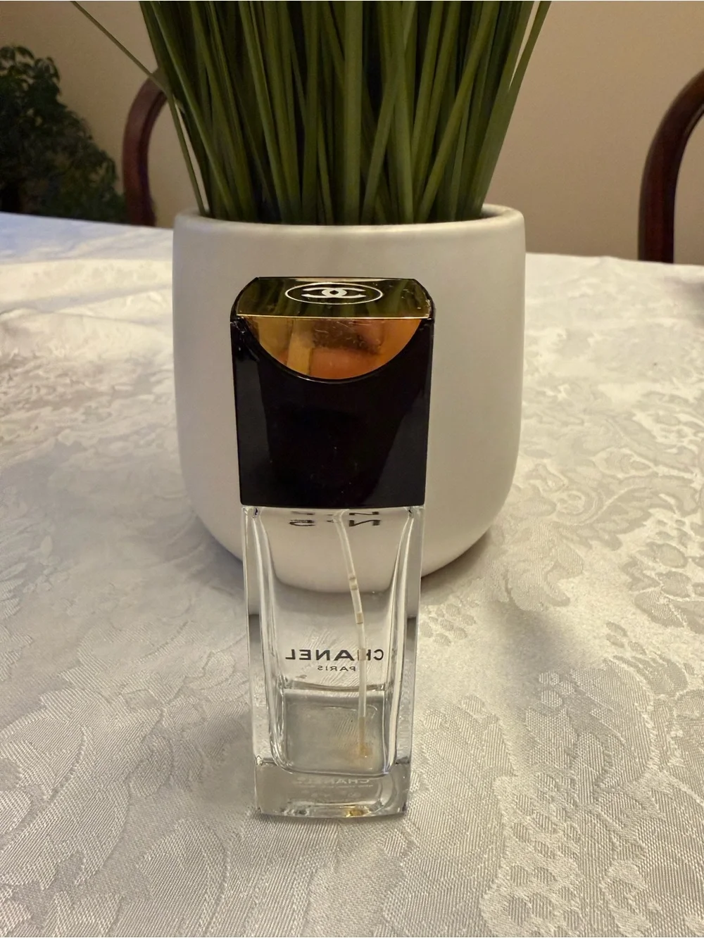 CHANEL N°5 Empty Perfume Bottle with Black Cap